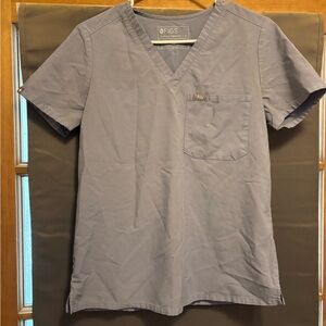 Figs Women’s Catarina Scrub Top Vapor Blue SMALL